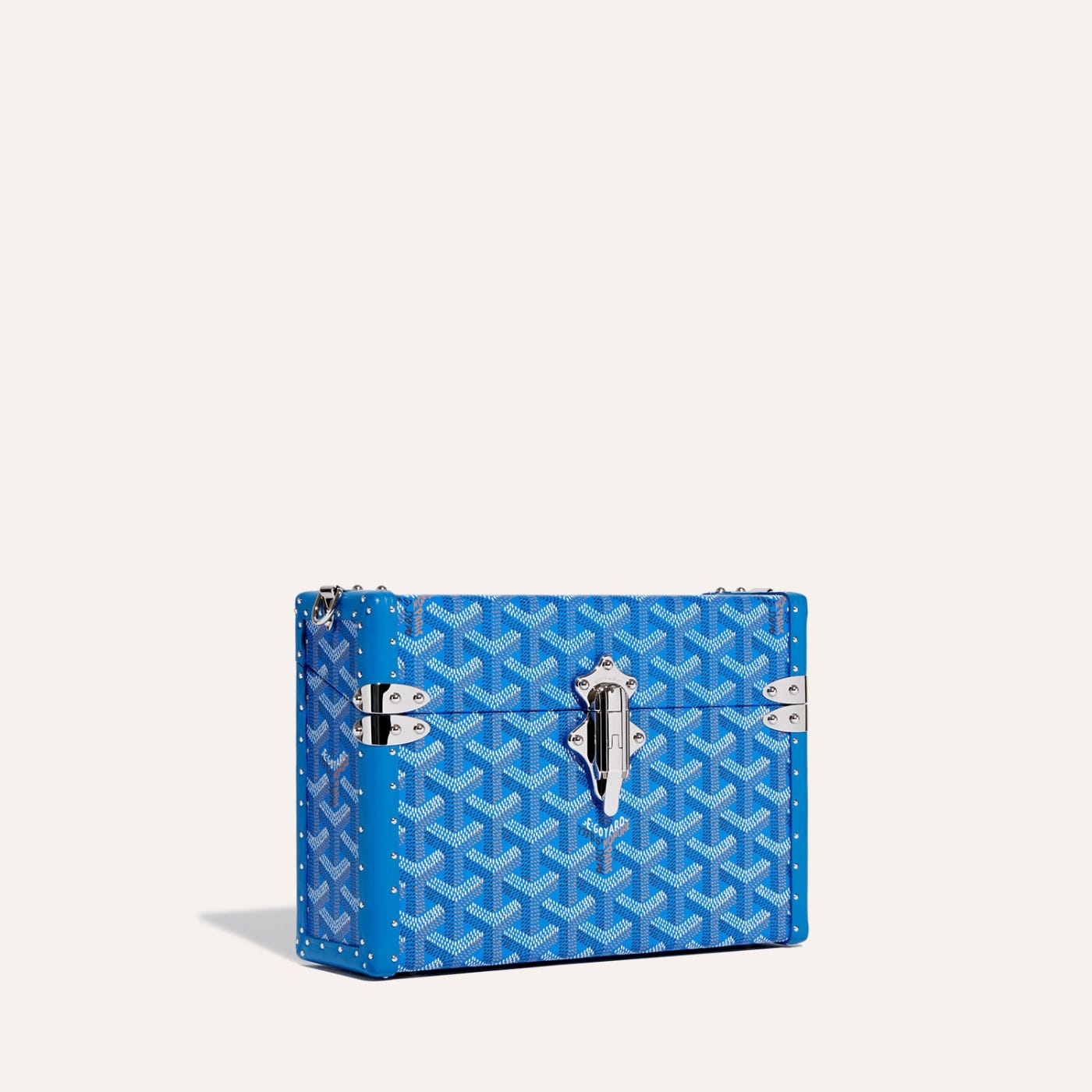Goyard Cassette Trunk Bag Sky Blue - Image 1